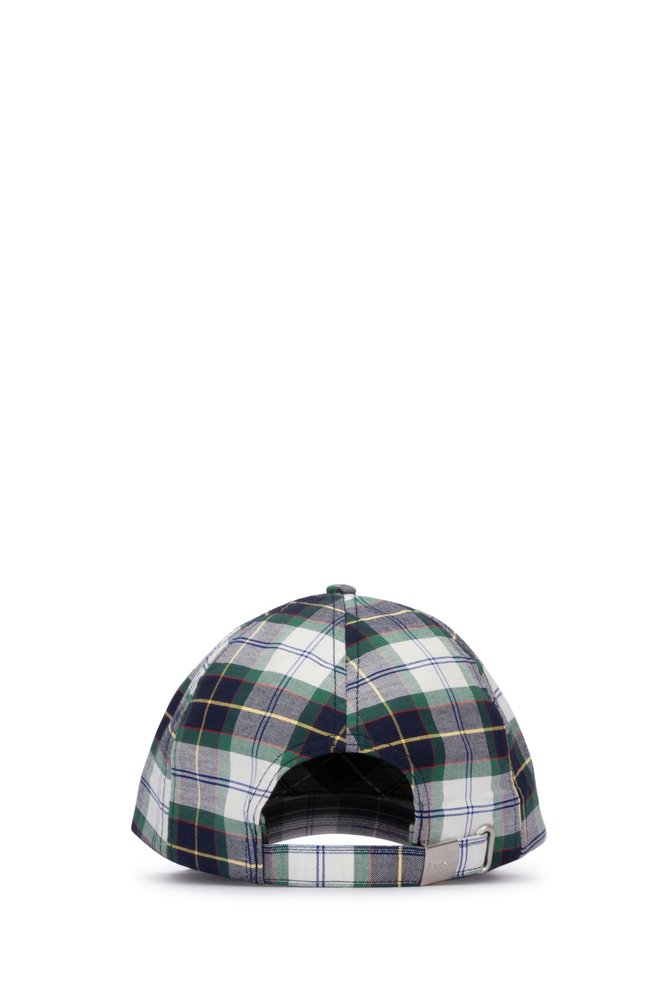 Barbour Kids 클래식 체크 모자