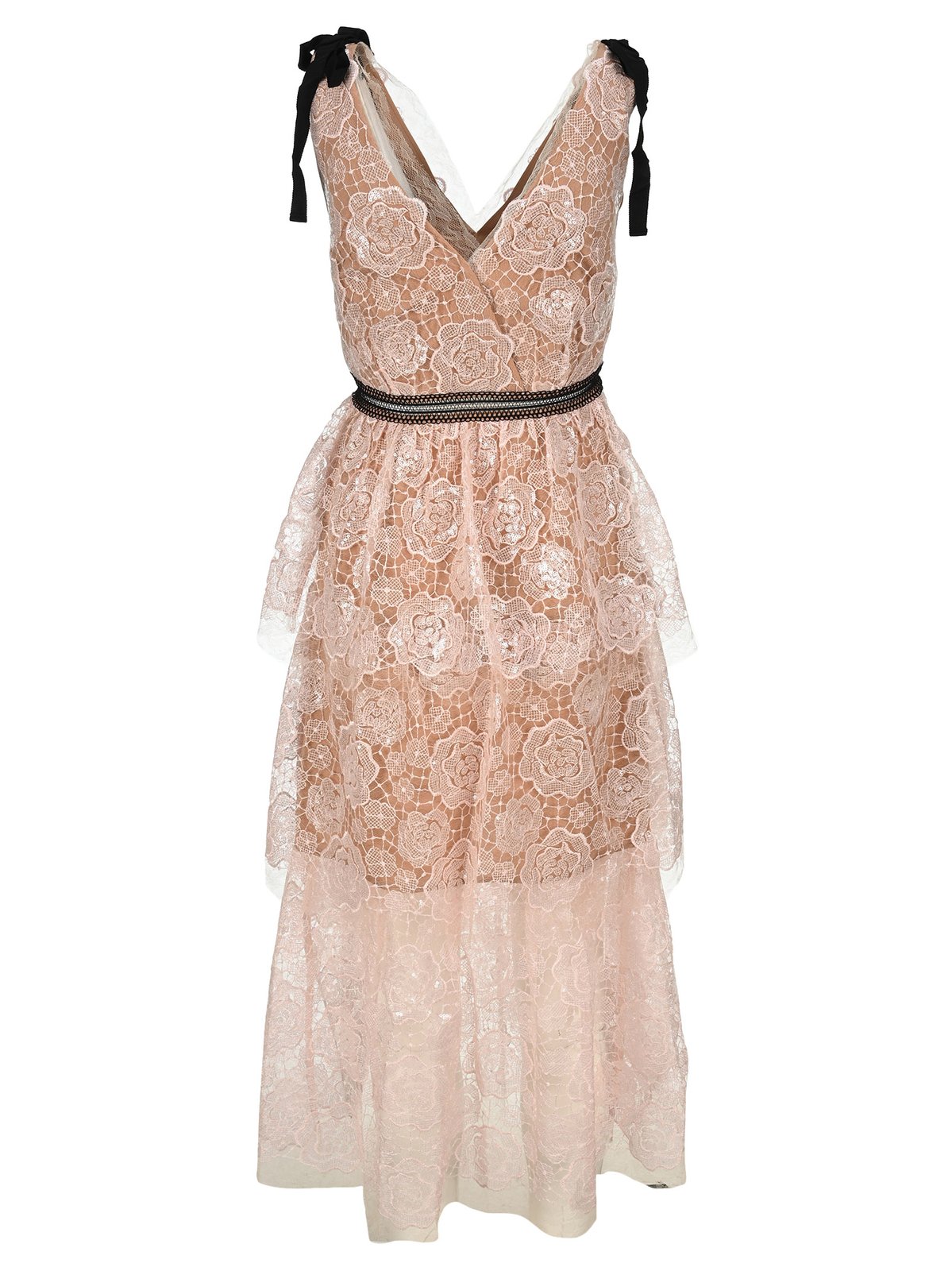 Self-Portrait Starlet Rose Lace Midi Dress Cettire Self-Portrait Starlet Rose Lace Midi Dress Cettire