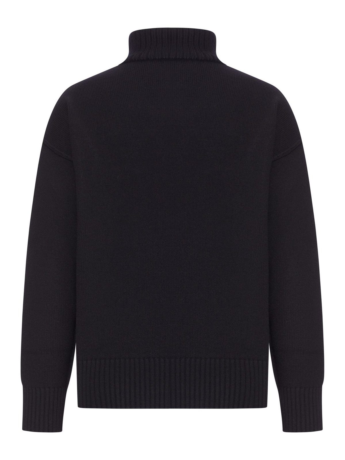 AMI Paris Ami de Coeur Turtleneck Knitted Jumper