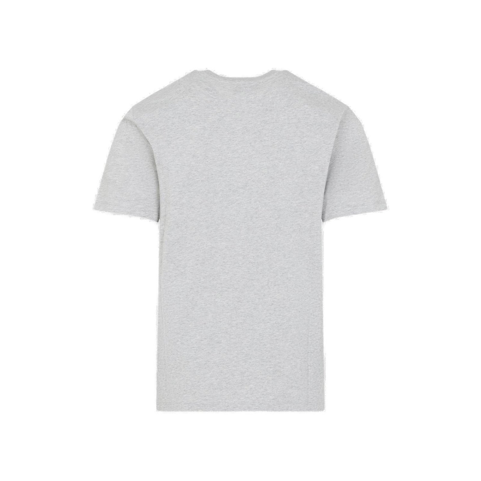 AMI Paris Logo Embroidered Crewneck T-Shirt