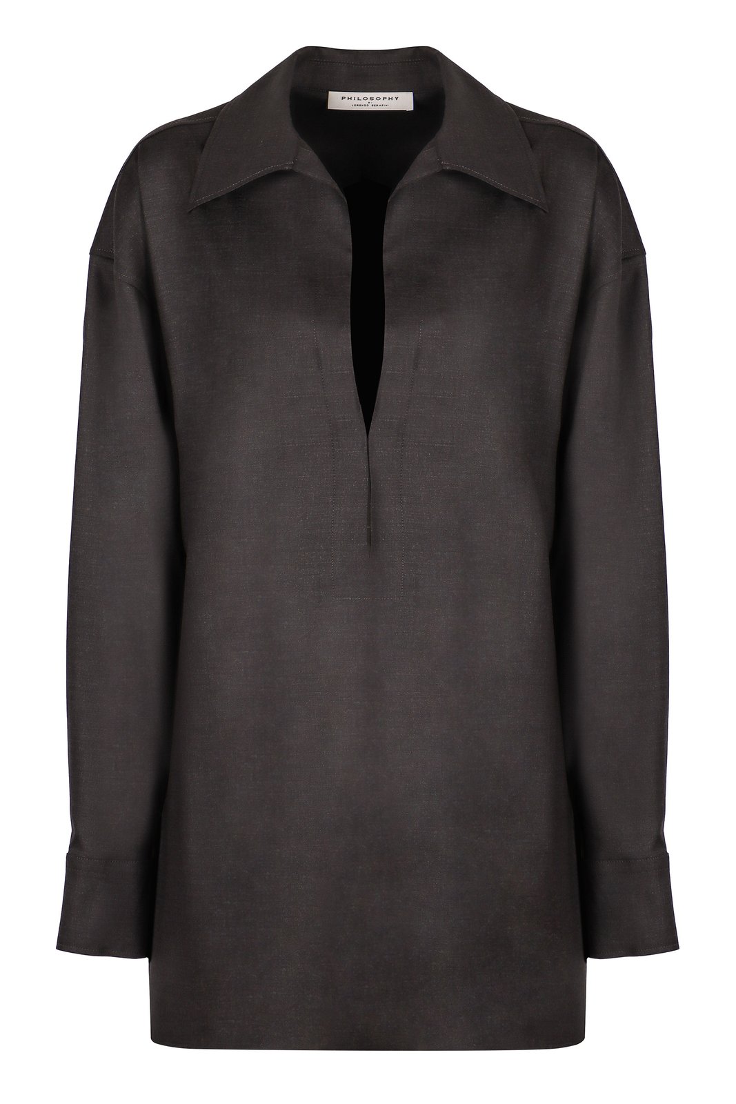 Philosophy Di Lorenzo Serafini V-Neck Long-Sleeved Blouse
