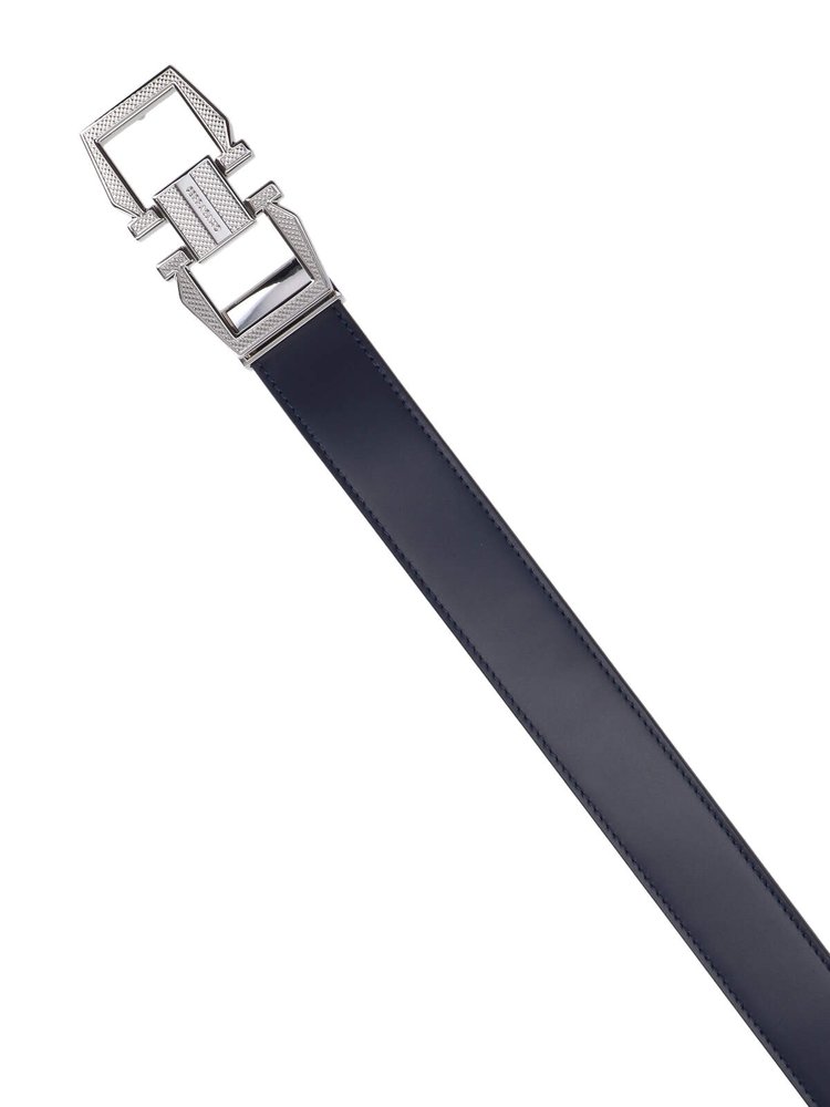 Salvatore Ferragamo Monogram Gancini Reversibile Buckled Belt  