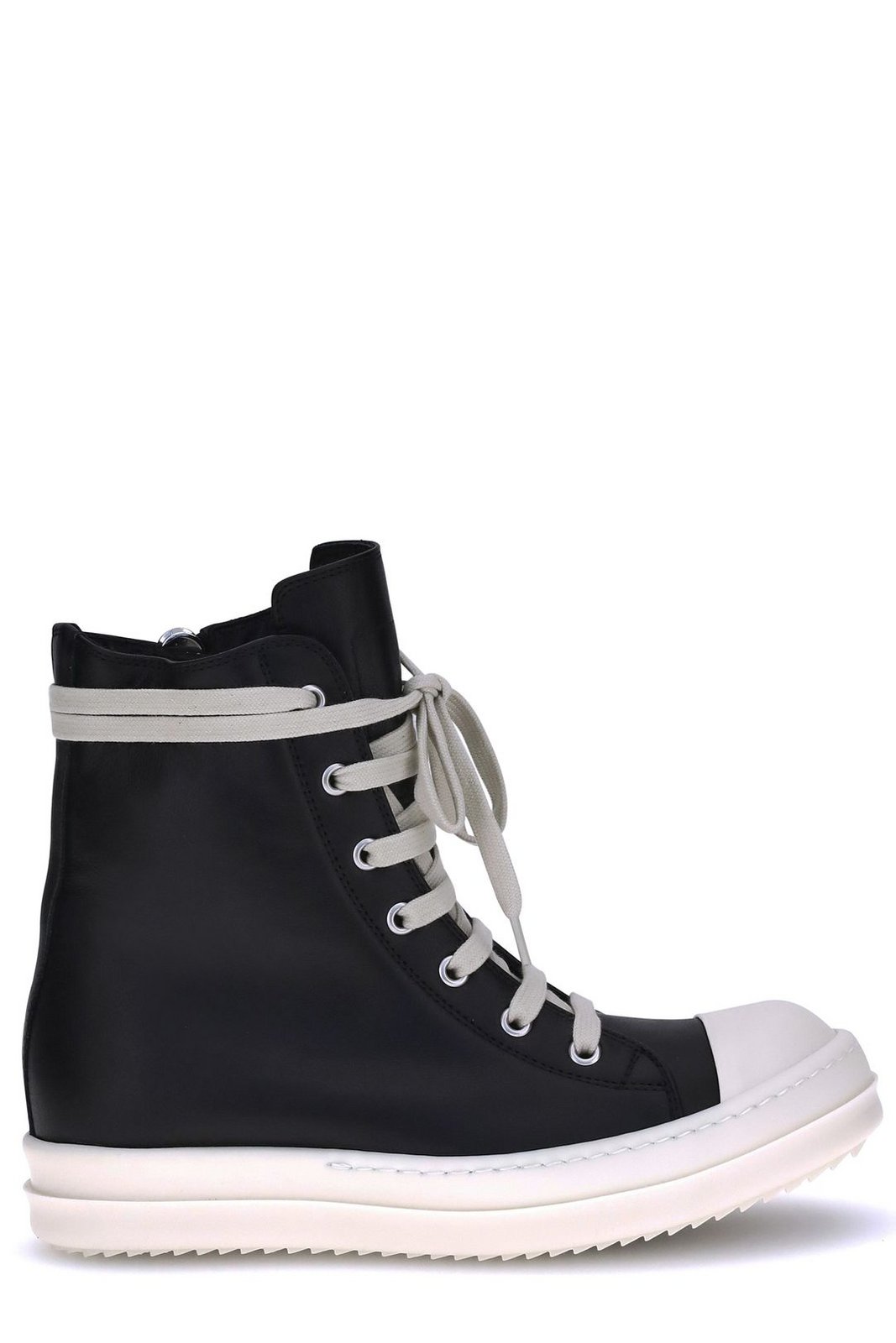 Rick Owens High-Top Lace-Up Sneakers