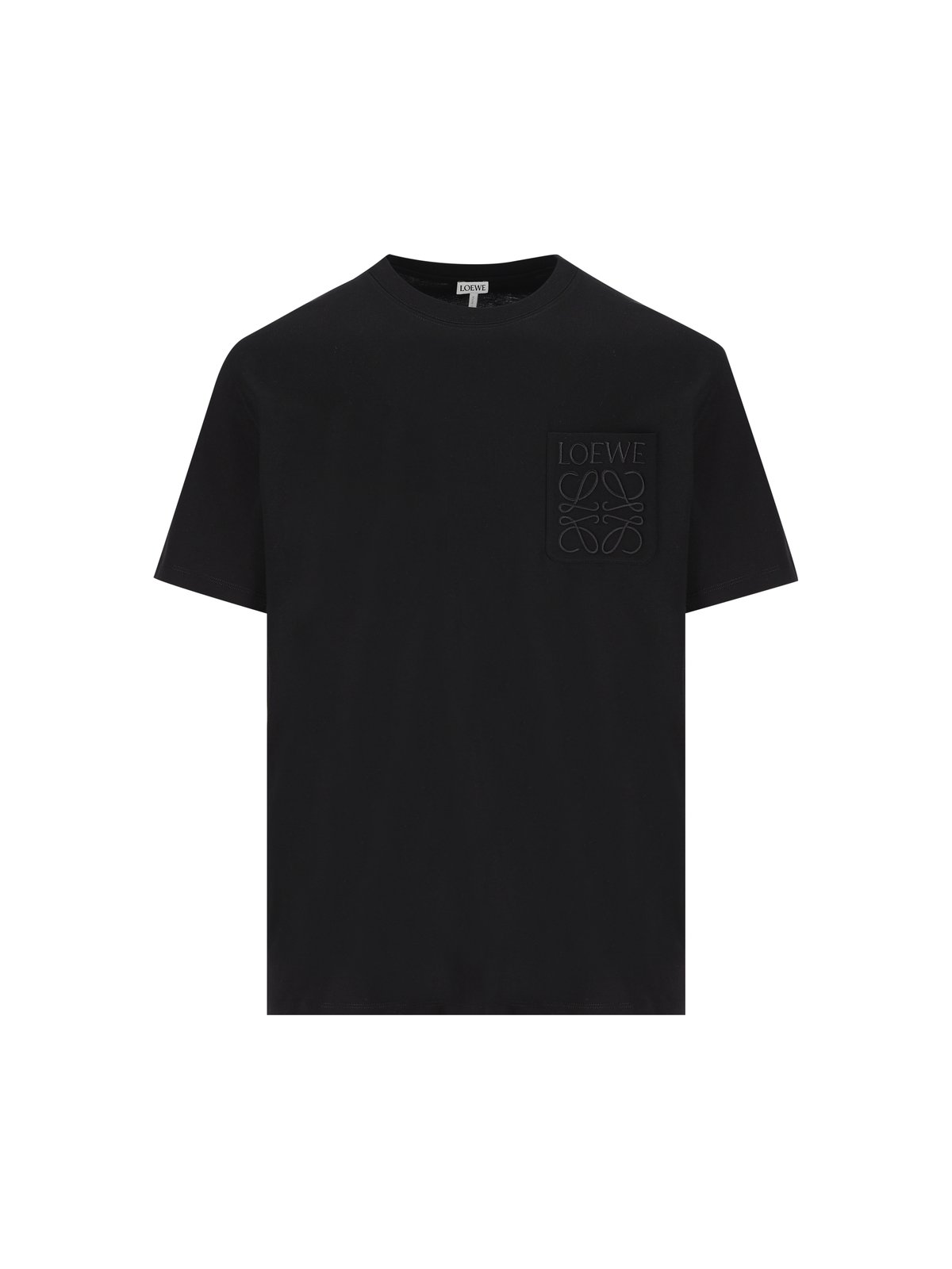 Loewe Logo Embroidered Crewneck T-Shirt