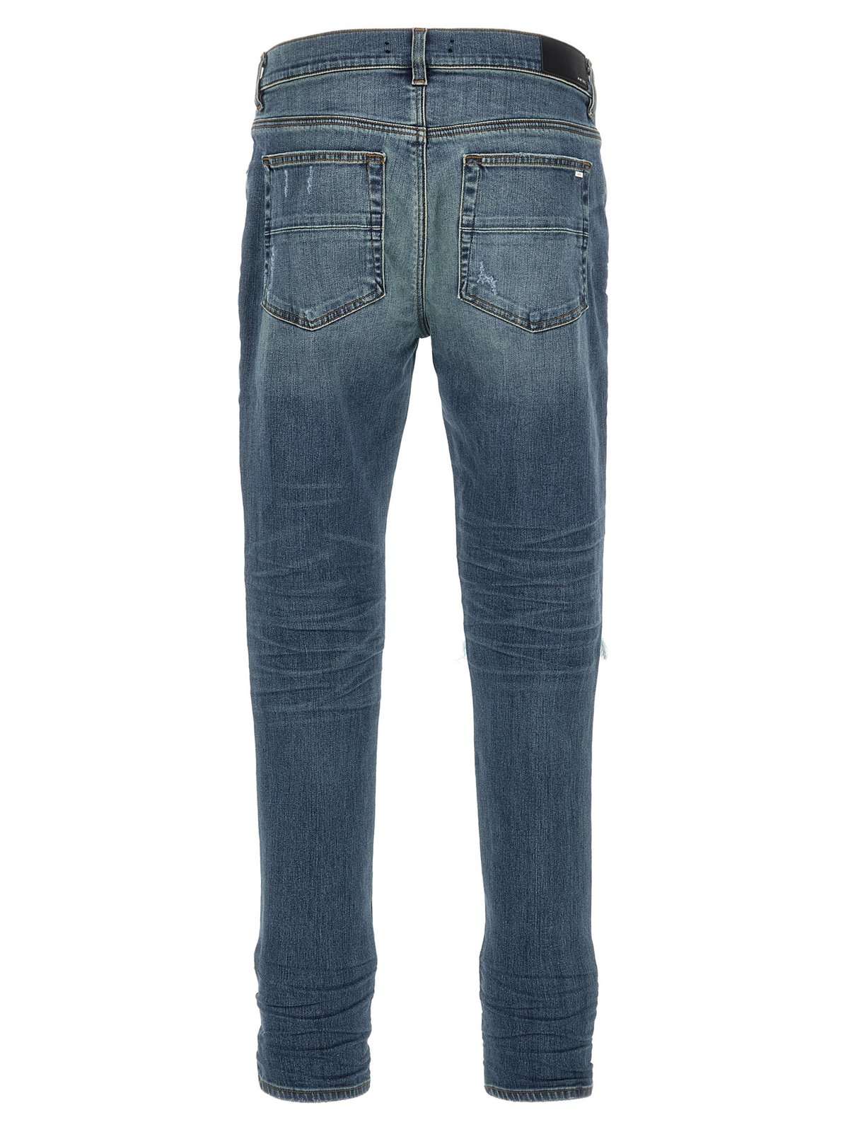 Amiri Mx1 Distressed Tapered Leg Jeans