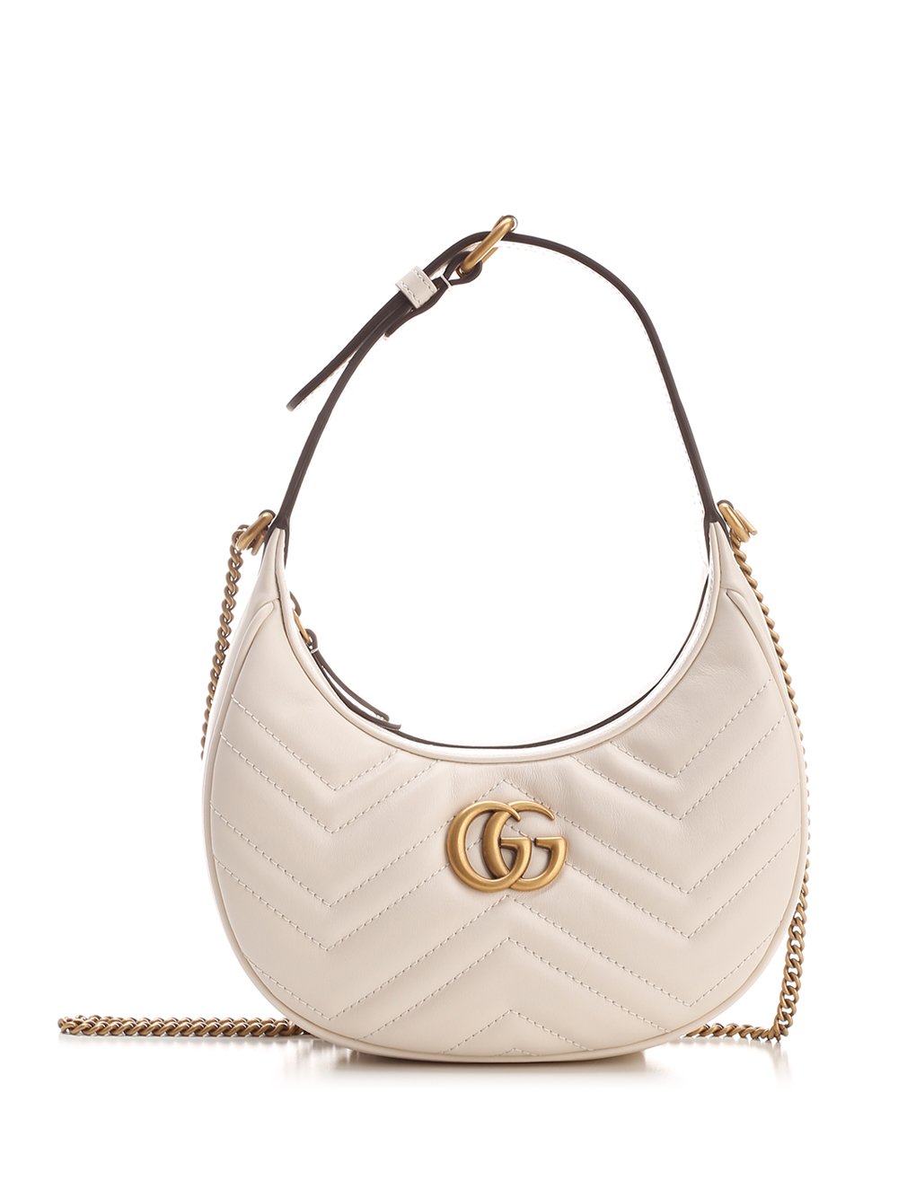 Gucci GG Marmont Half-Moon-Shaped Mini Bag