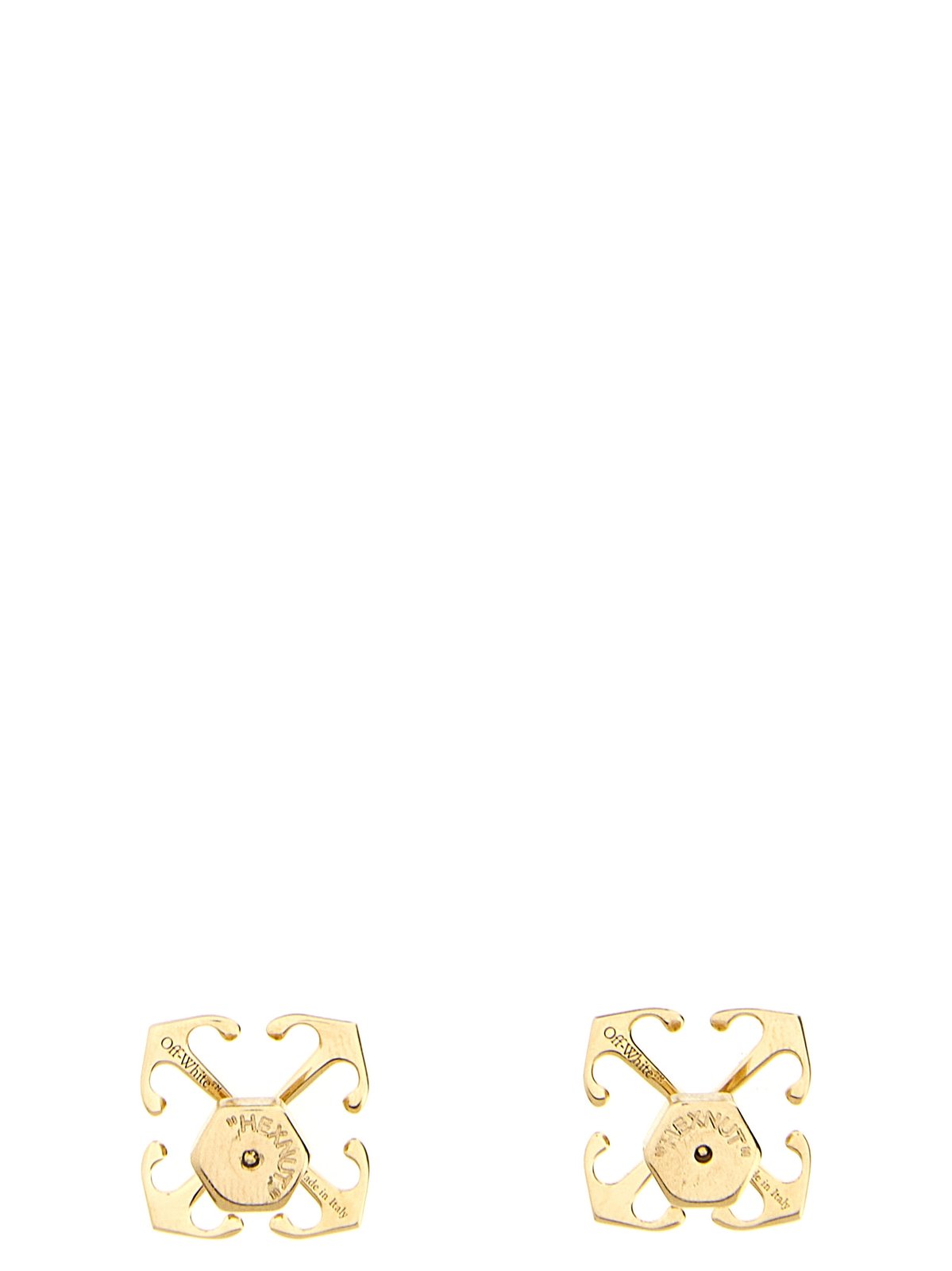 Off-White Mini Arrow Earrings