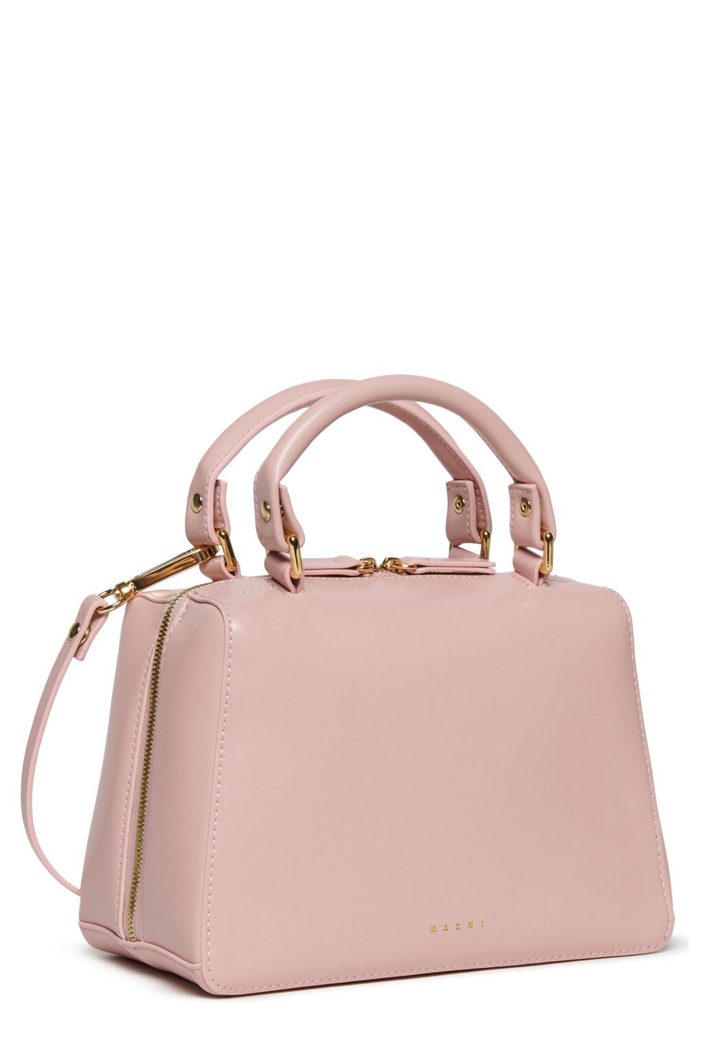 Marni Kids Logo Embossed School Bag