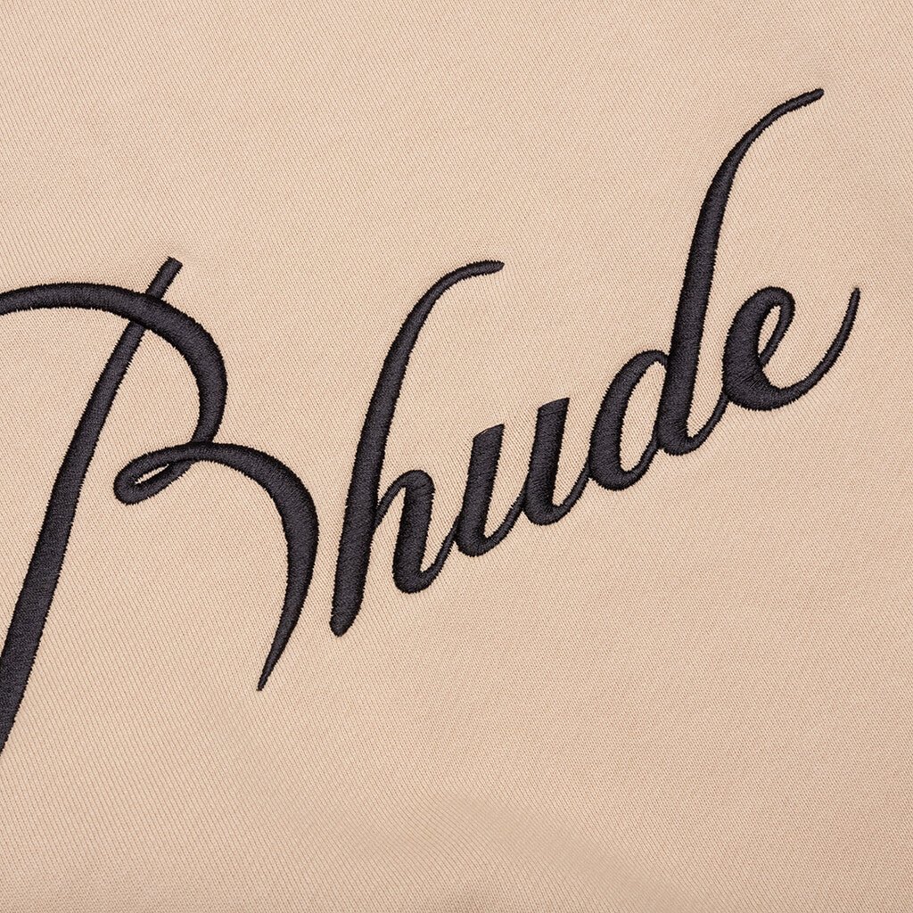 Rhude Quarter Zipped Logo Embroidered Sweatshirt