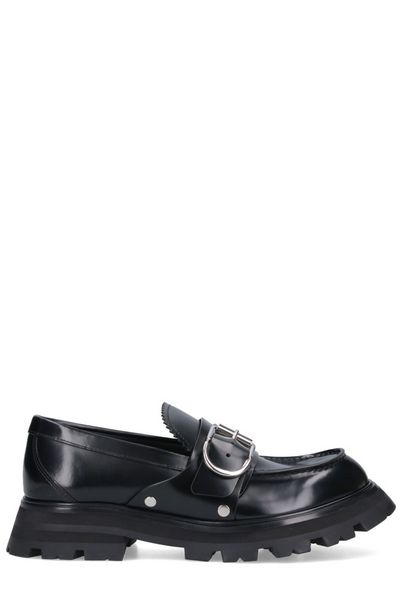 Alexander McQueen シール ロゴ ローファー – Cettire